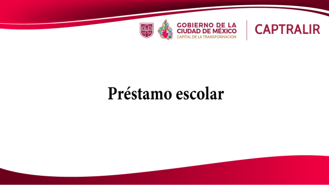 Préstamo escolar